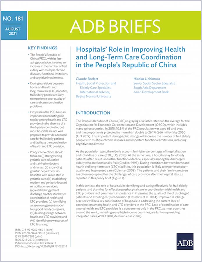 Hospitals’ Role in Improving Health and Long-Term Care Coordination in the PRC
