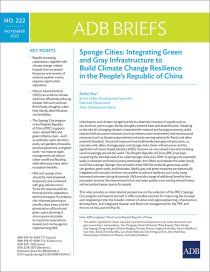 Sponge Cities: Integrating Green and Gray Infrastructure to Build Climate Change Resilience in the PRC