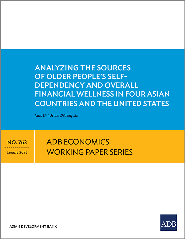 Analyzing the Sources of Older People’s Self-Dependency and Overall Financial Wellness in Four Asian Countries and the United States