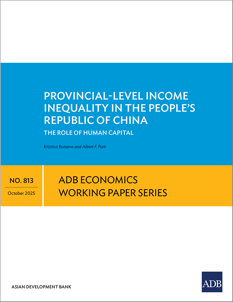 Provincial-Level Income Inequality in the People’s Republic of China: The Role of Human Capital