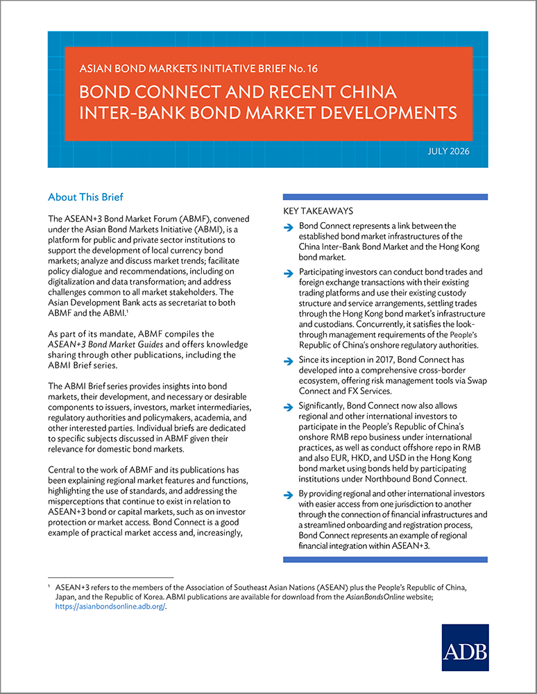 Bond Connect and Recent China Inter-Bank Bond Market Developments